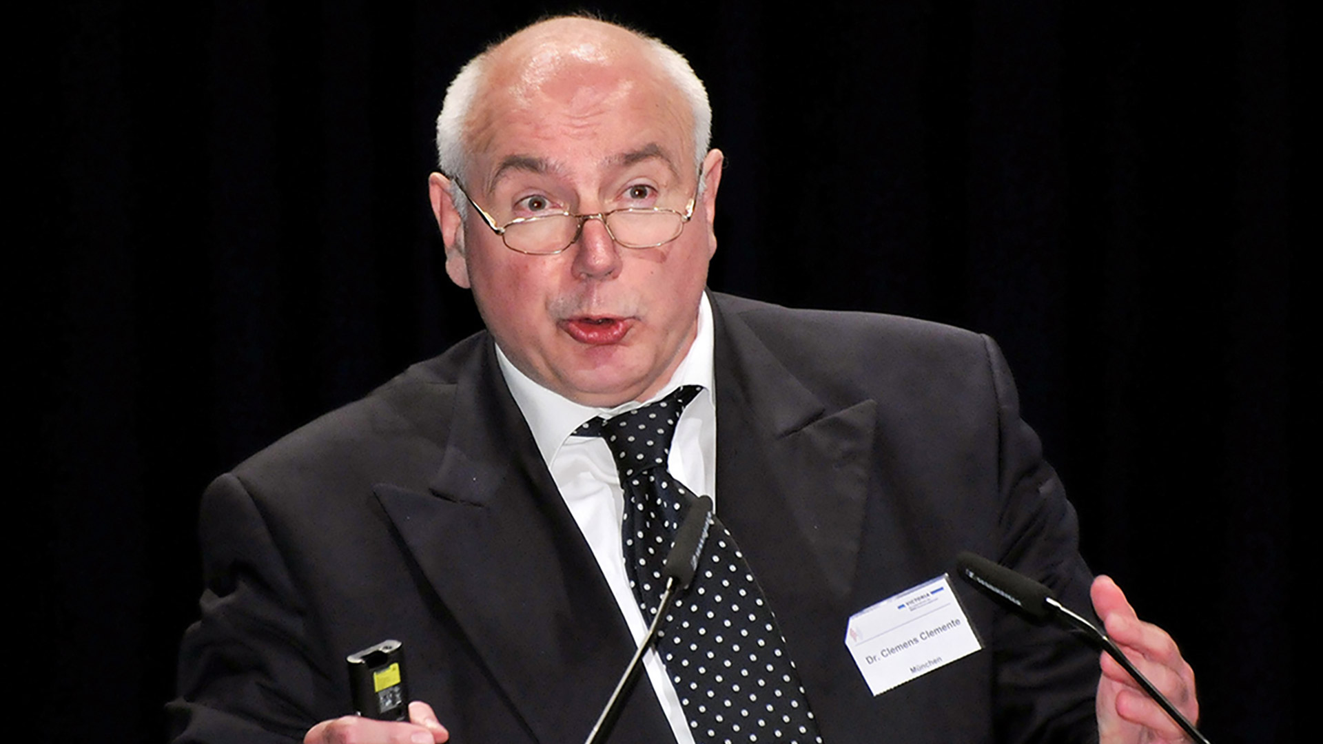 Dr. Clemente spricht auf dem Insolvenzverwaltertag